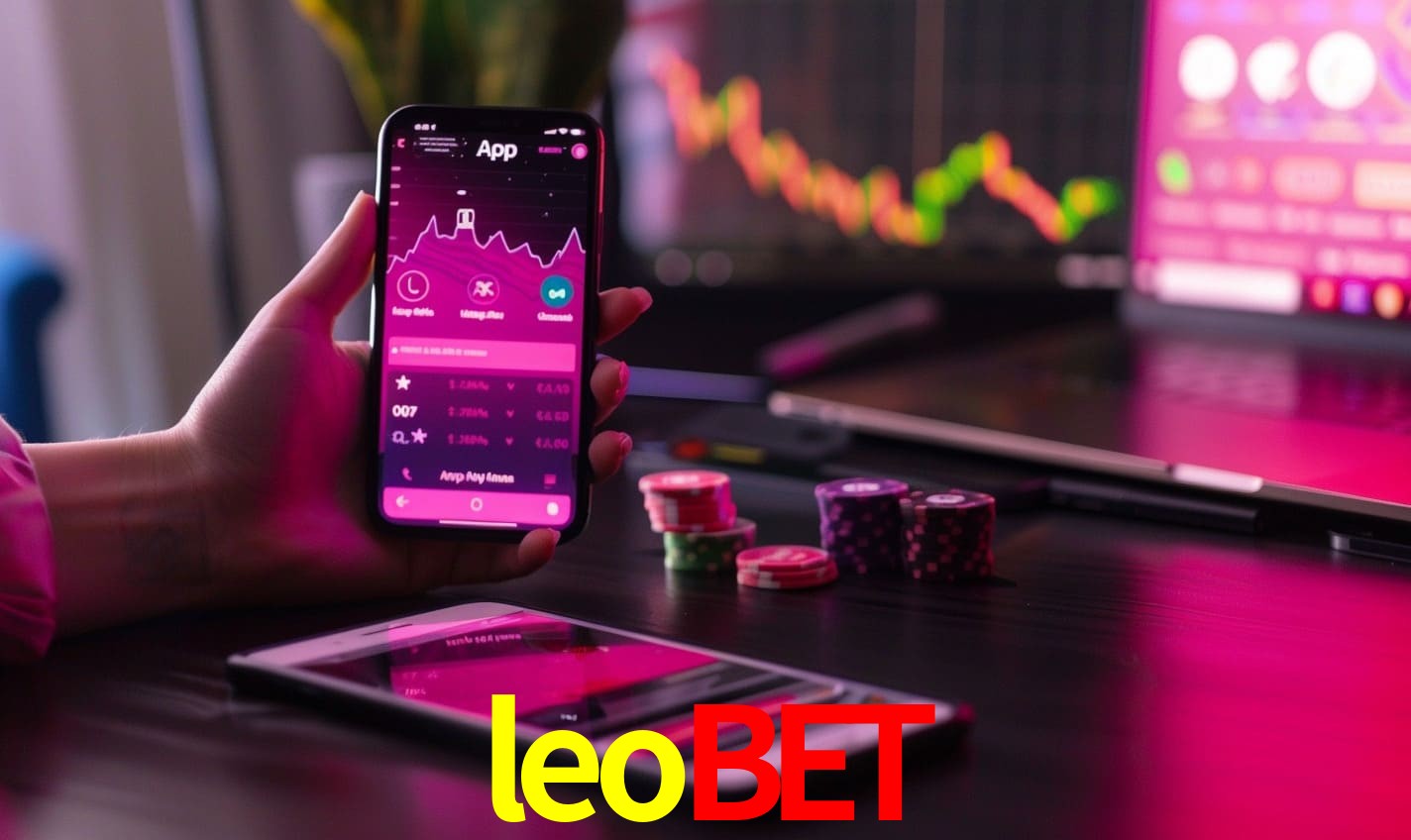 Comparação APP mobile vs versão web da leobet